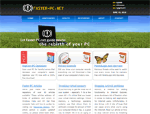 Tablet Screenshot of faster-pc.net